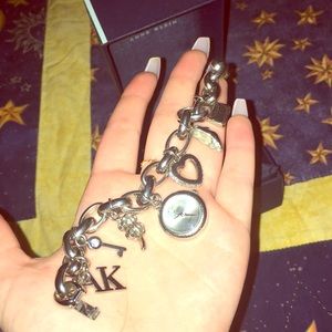 💋 Anne Klein Diamond Charm Watch Bracelet💋